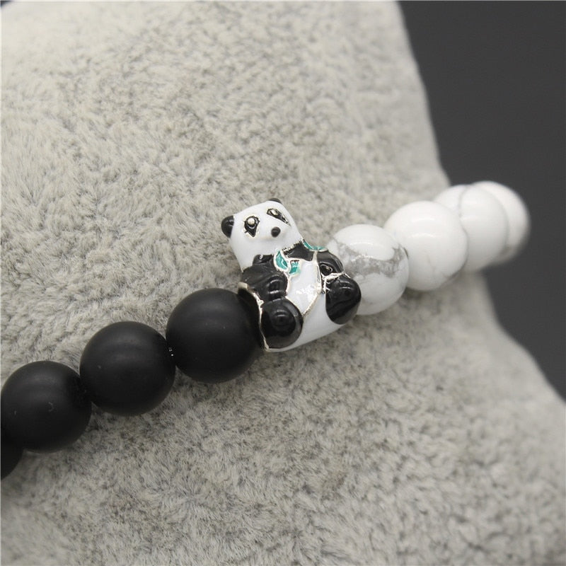Panda Charm Beaded Bracelet | SHEIN